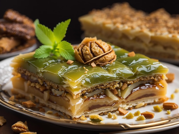 Foto Gratis Postre baklava turco