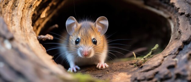 Foto Gratis de Ratón en una cueva