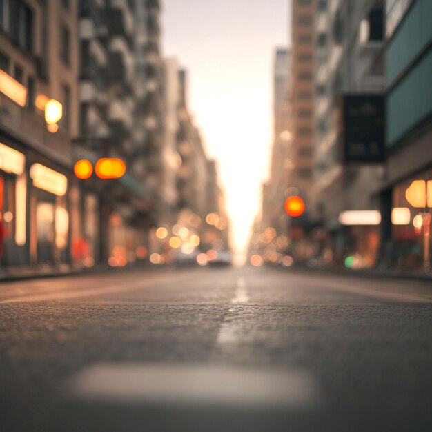 Foto foto grátis rua da cidade desfocada