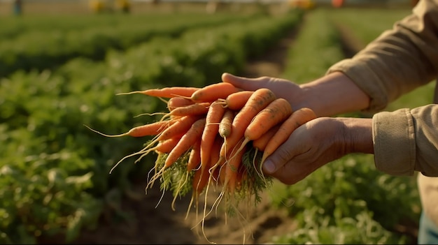 Foto una foto gratis de zanahorias