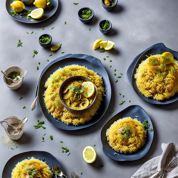 Foto gratuita de arroz frito de camarón americano servido con salsa de pescado chile comida tailandesa