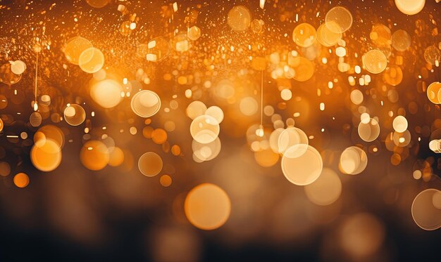 Foto gratuita Celebración del bokeh dorado y colorido