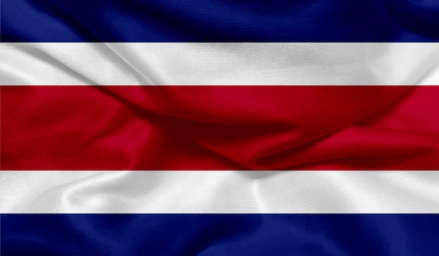 Foto gratuita da bandeira da Costa Rica