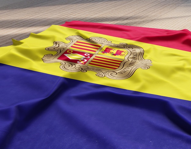 Foto gratuita da bandeira de Andorra