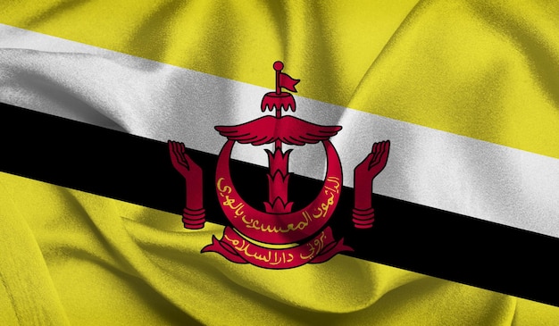 Foto gratuita da bandeira de Brunei