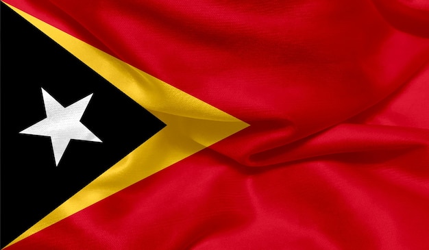 Foto foto gratuita da bandeira de timor-leste