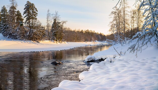 Foto gratuita de paisagem de inverno misteriosa montanhas majestosas no inverno Ai Gerado