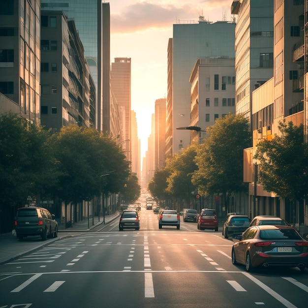 Foto foto gratuita de vista urbana com carros na rua