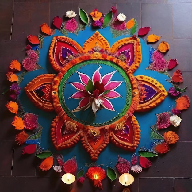 Foto gratuita de las fotos de Rangoli