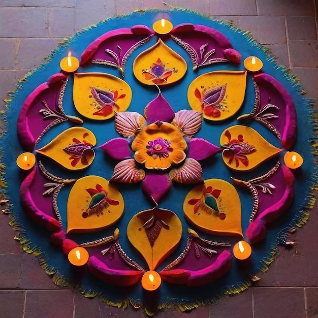 Foto gratuita de las fotos de Rangoli