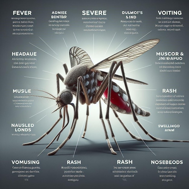 Foto gratuita nas redes sociais Campanha de Prevenção da Dengue Epidemia de Doenças de Mosquitos
