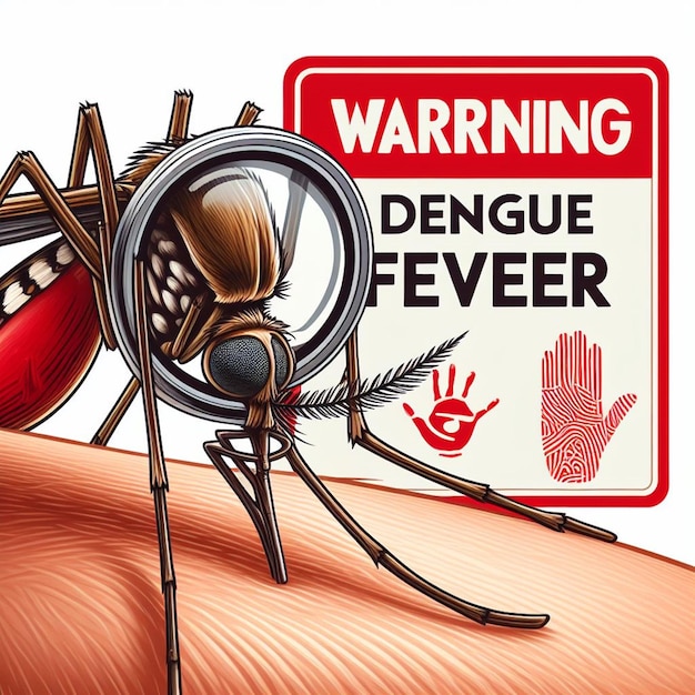 Foto foto gratuita nas redes sociais campanha de prevenção da dengue epidemia de doenças de mosquitos