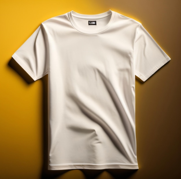 Foto gratuita Nuevo modelo de camisetas coloridas con espacio de copia en color drak Fondo