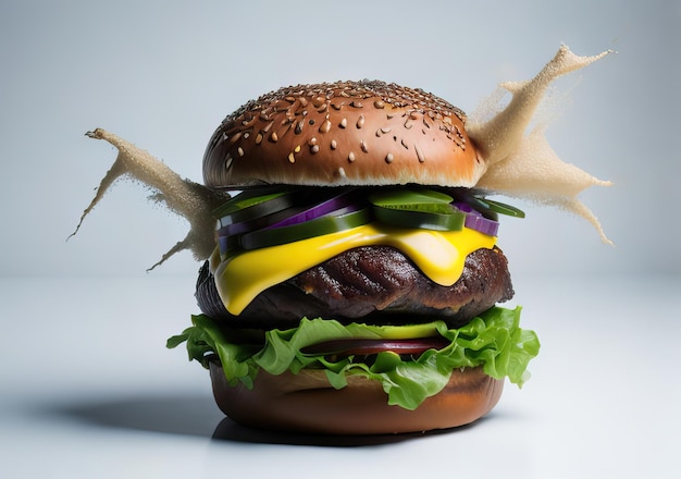 Foto de hamburguesa para banner