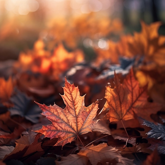 Foto Herbstblätter