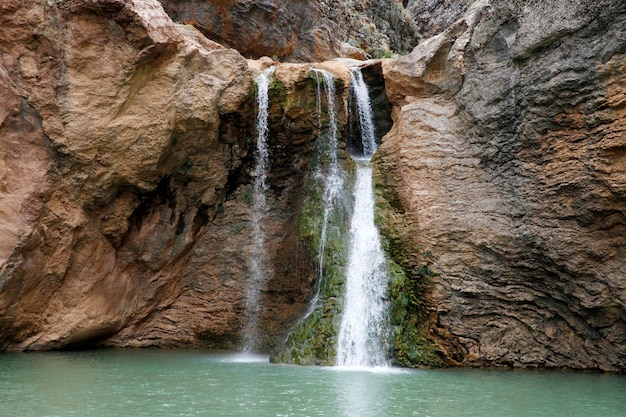 Foto de hermosa cascada verde