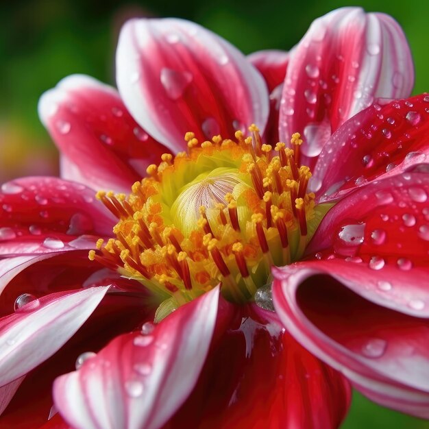 Foto hermosa flor generativa ai