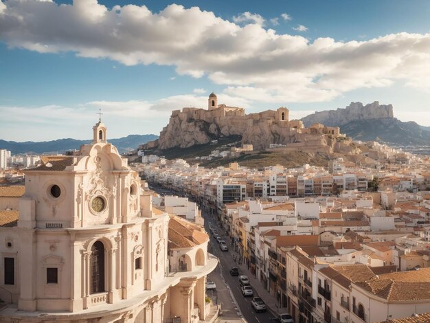 Foto de una hermosa vista de la torre del micalet en Valencia