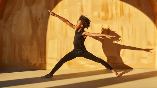 una foto de un hombre haciendo una postura de yoga