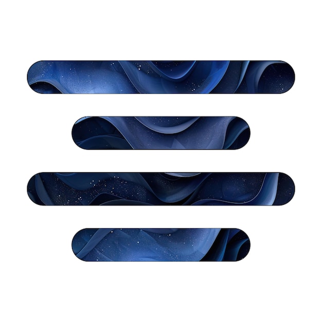 Foto-Icon-Ausrichtung Mitte blauer Gradient Hintergrund-Stil-Design
