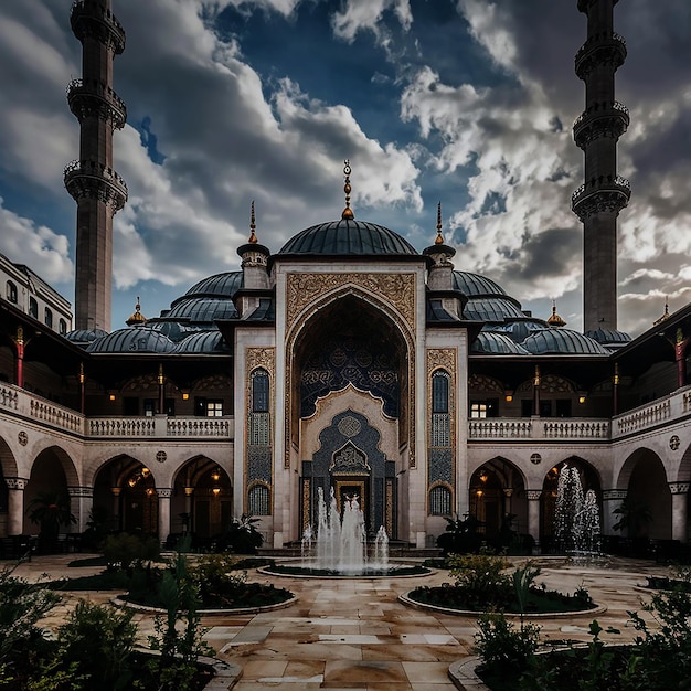 Foto una foto del icónico taj mahal en la india