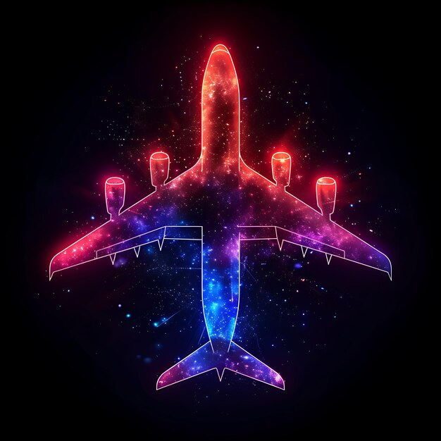 Foto foto icono de avión de terciopelo brillante y semitransparente conjunto de ingenio recurso de activos web del año 2000