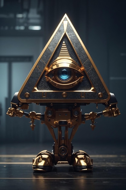 Foto-Illuminati Roboter-Stil