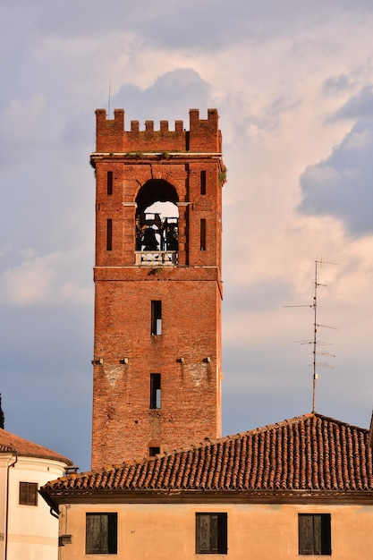 Foto Imagem Vista da cidade medieval de Castelfranco Veneto na Itália