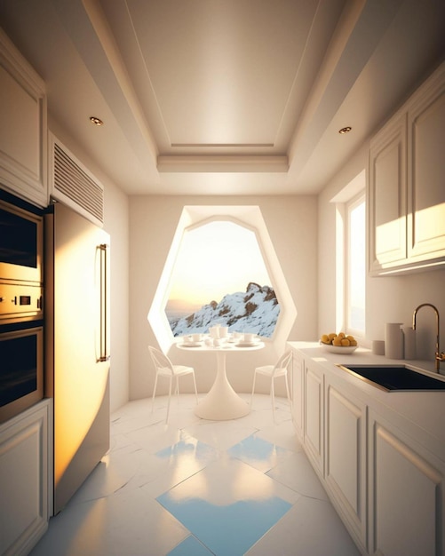 una foto de la inspiración del diseño arquitectónico de la sala de la cocina