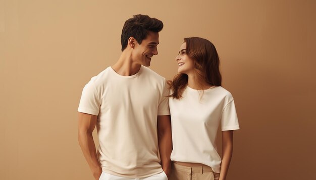 foto de un joven y una mujer posando juntos