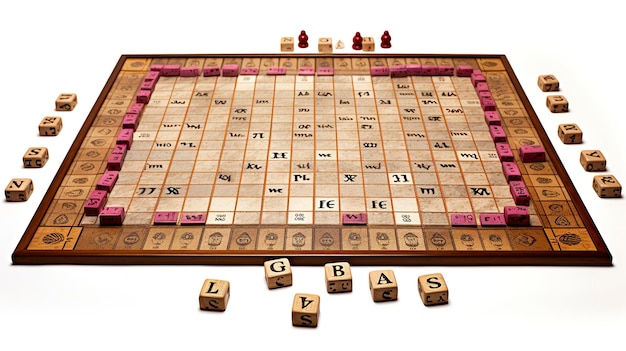 Una foto de un juego de Scrabble foto de longitud completa