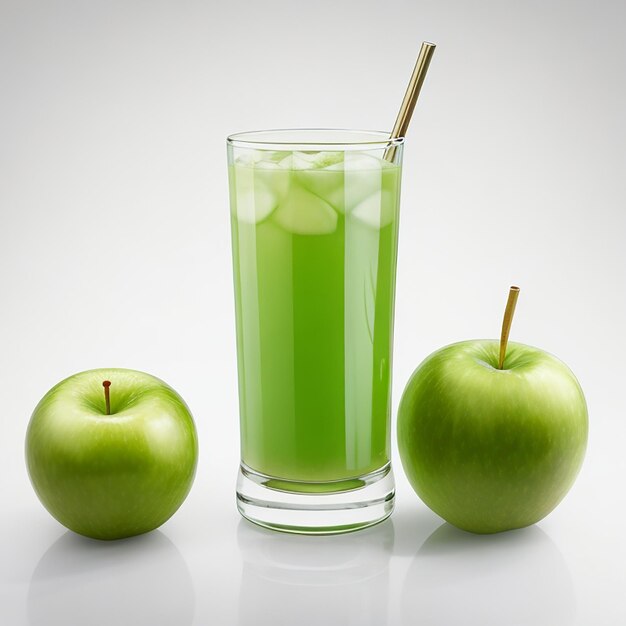 Foto foto de jugo de manzana