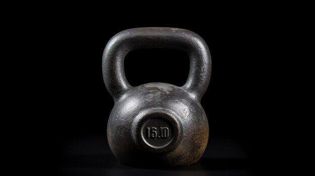 Foto una foto de kettlebell