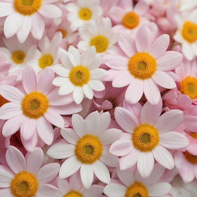 Foto kostenlos Schöne farbenfrohe Frühlingsblumen auf weißem Hintergrund Nahaufnahme Naturhintergrund