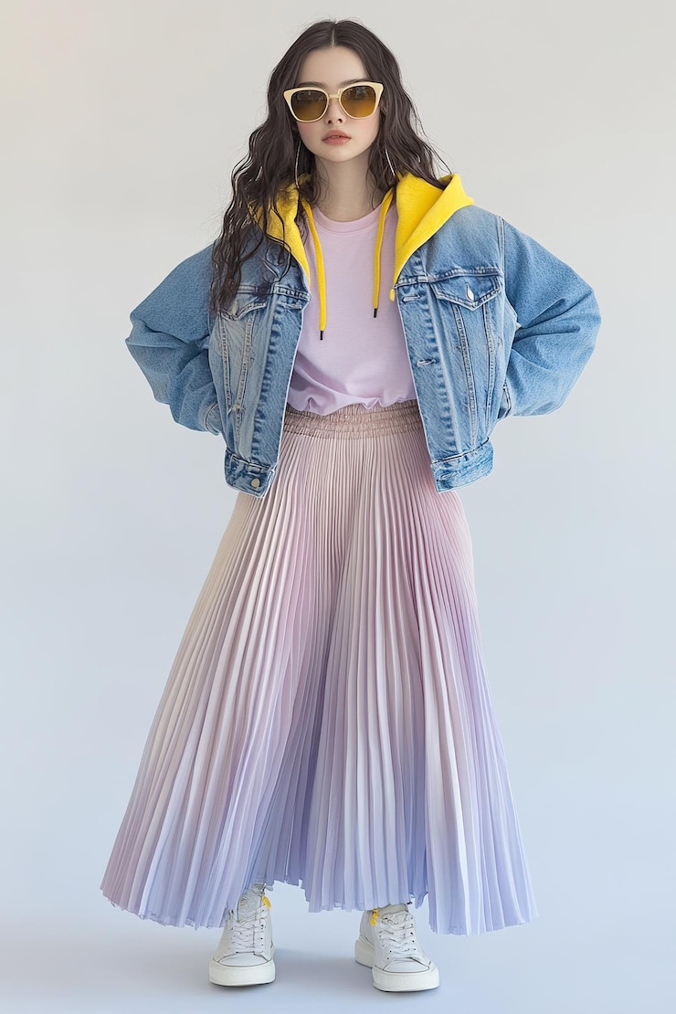 Foto foto libre de retrato de moda de una joven hermosa y segura de sí misma con trajes de invierno de moda