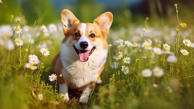 Foto de lindos gatos y perros en la hermosa naturaleza