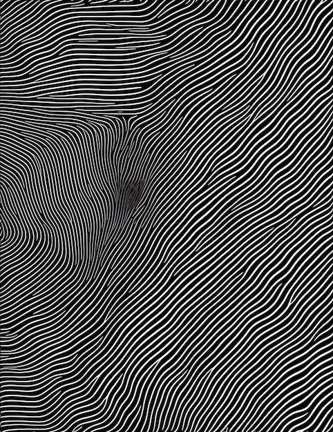 Foto de líneas onduladas en blanco y negro.