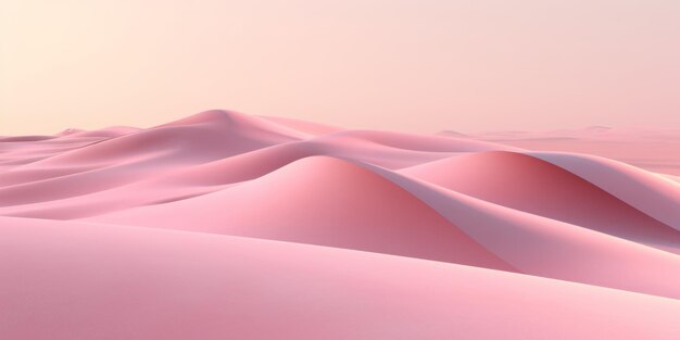 Foto una foto de líneas onduladas rosadas en un campo rosado en el estilo de paisajes fotorrealistas capas superficiales texturizadas ar 21 id de trabajo 370bbca8d565437d8add2da3e5765ffc