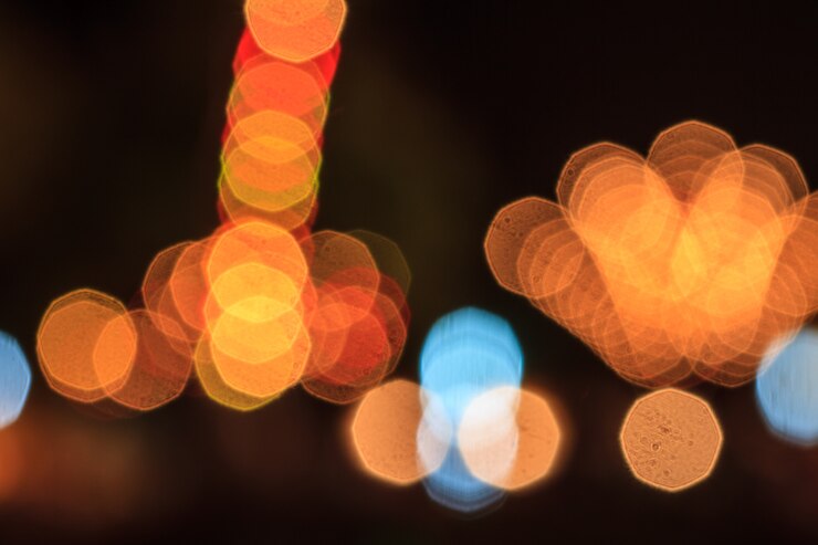 Foto foto de luces bokeh