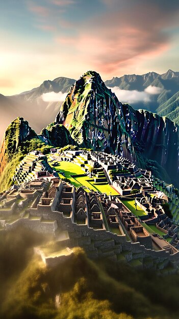 una foto de machu picchu