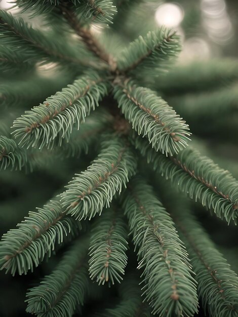 Foto macro del árbol de pino