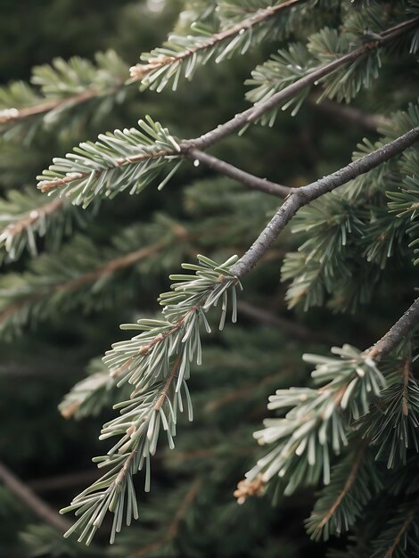 Foto macro del árbol de pino