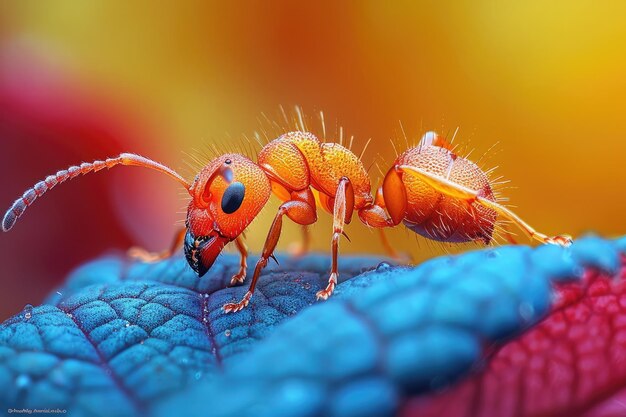 foto macro de uma formiga