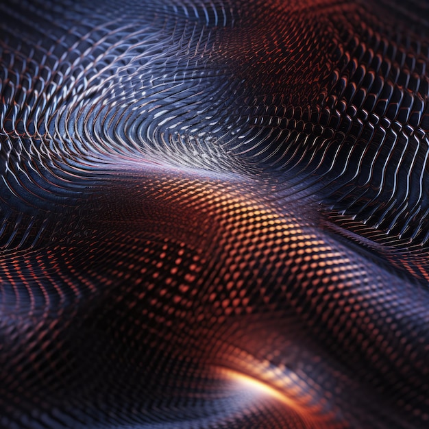 Foto foto macro de uma textura de ruído eletromagnético com um padrão único