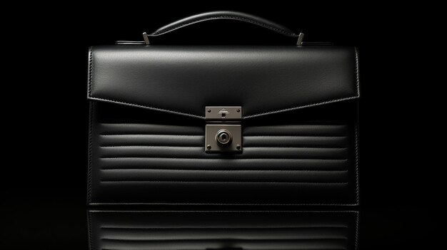 Una foto de un maletín de cuero