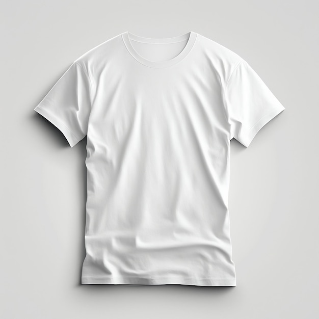 foto de maqueta de camiseta blanca lisa