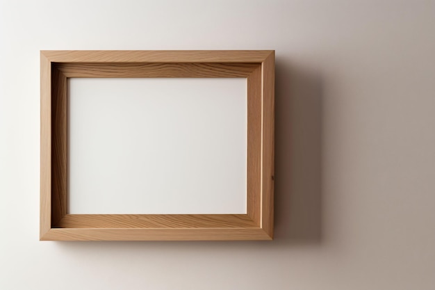 foto de marco de madera en blanco Borde transparente Definición Material de roble
