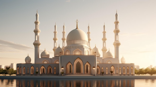 una foto de la mezquita