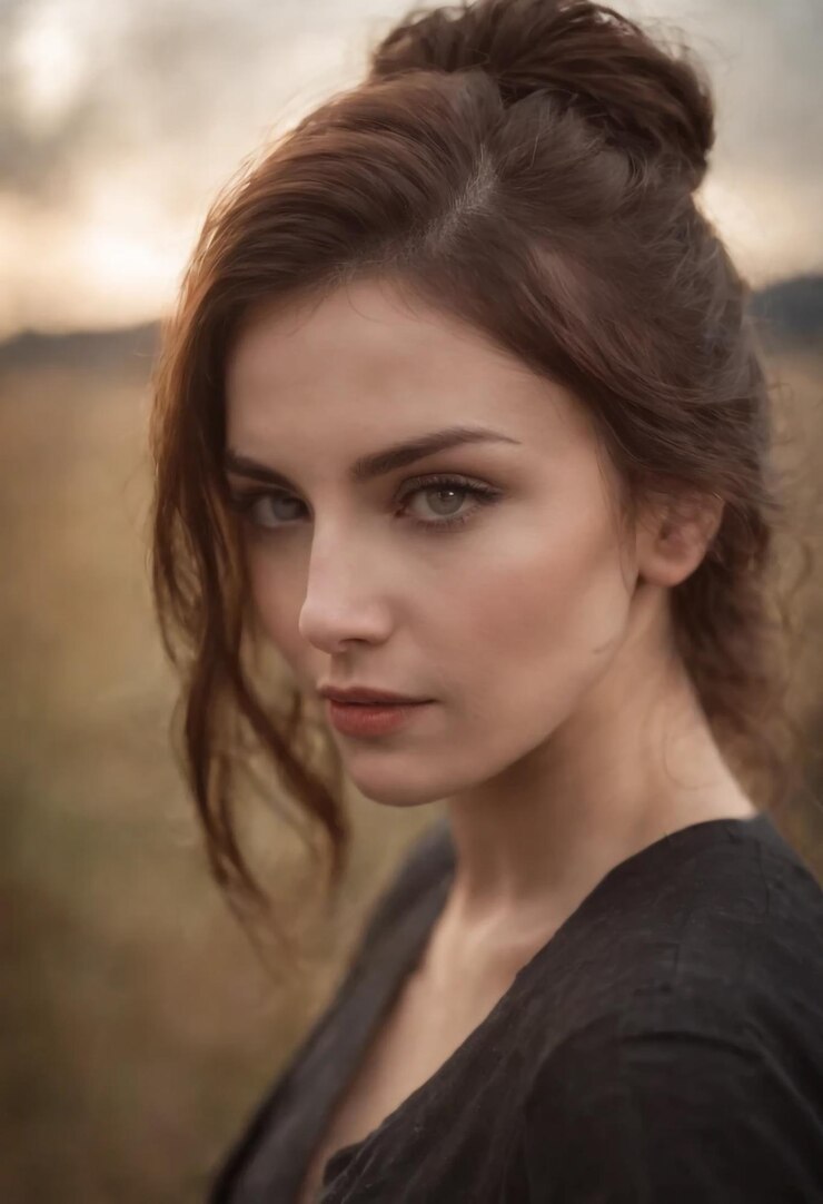 Foto de una modelo rubia