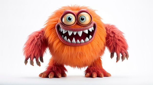 Una foto de un monstruo de juguete en toda su longitud